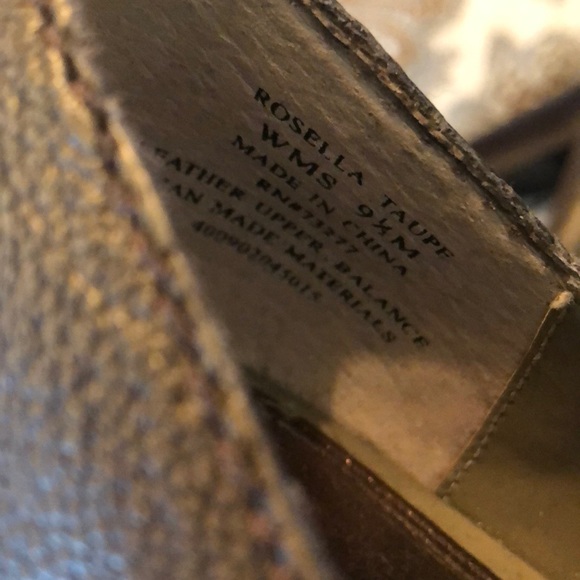 Simply Vera Taupe Peep Toe chunky heels - Picture 7 of 7